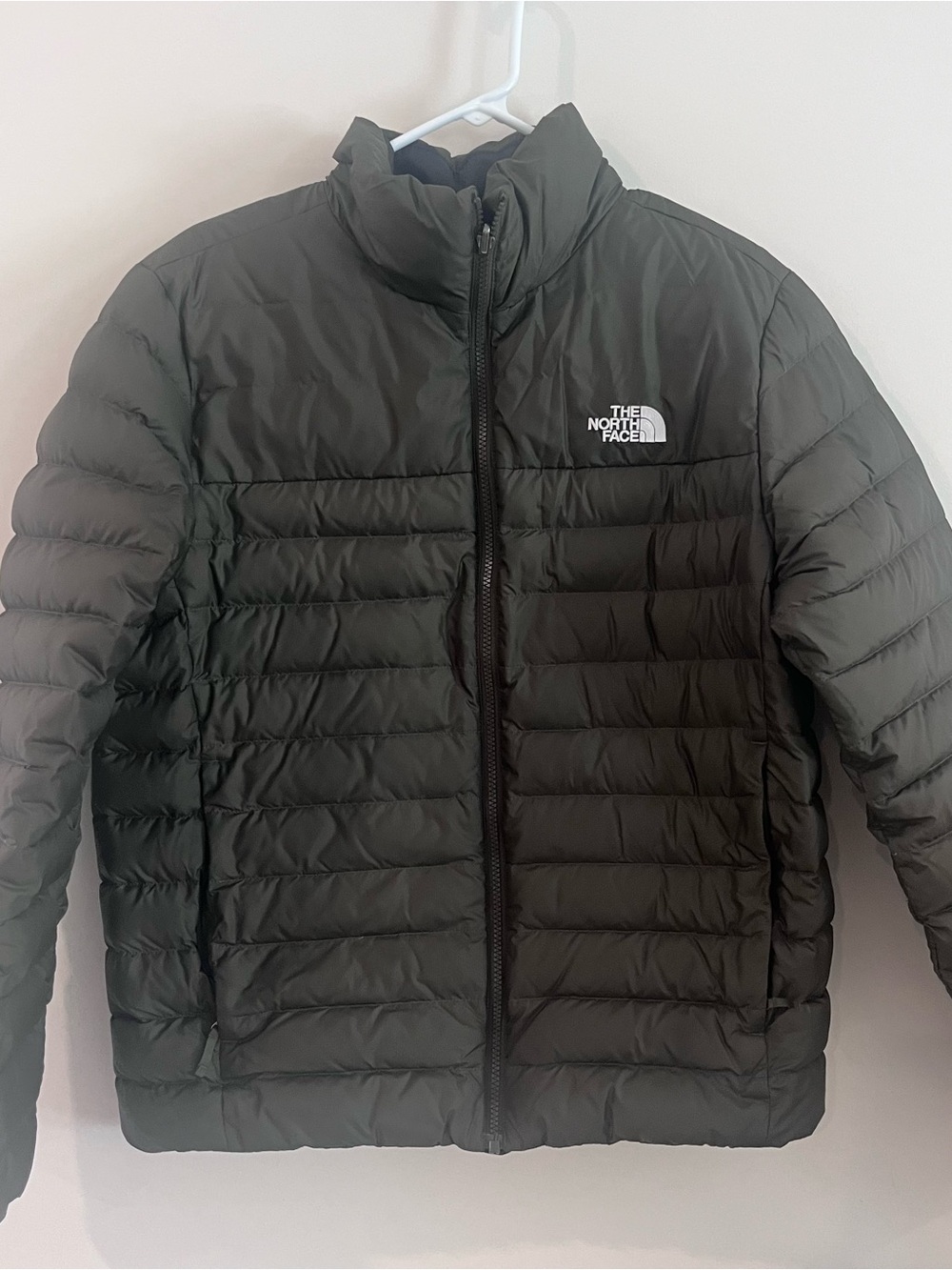 The North Face Men's Green Quilted Puffer Jacket Minoqua Flare 2 medium